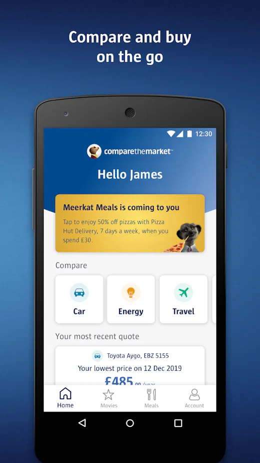 CompareTheMarket screenshot